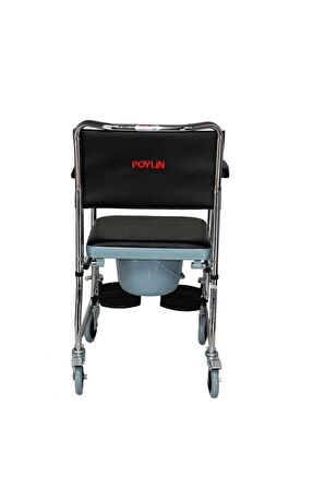 Medikaltec P689 Banyo Tuvalet Duş Wc Koridor Ev Içi Hasta Yaşlı Engelli Tekerlekli Sandalyesi