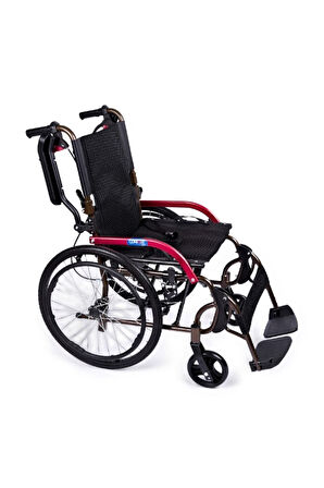 Medikaltec Gk863laj-20 Jet Black Transfer Alüminyum Tekerlekli Sandalye