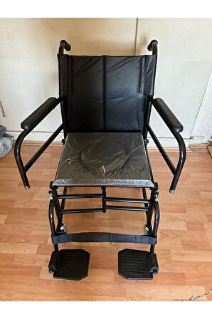 Medikaltec Koridor Arabası Yan Kolları Açılan Tekerlekli Hasta Tuvaleti Komot Koridor