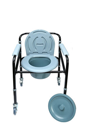 Medikaltec Medikalcim Tekerlekli Tuvaletli Banyo Sandalyesi Agstwc005