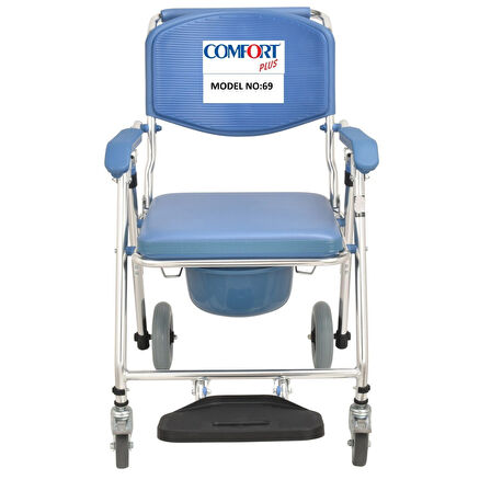 Medikaltec Banyo ve Tuvalet Özellikli Tekerlekli Sandalye
