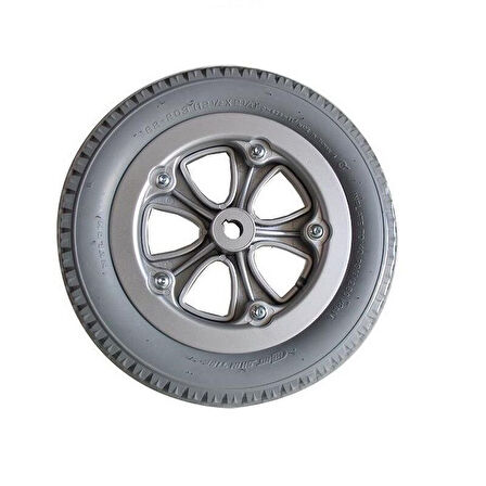 Medikaltec Arka Tekerlek (12-1-2-x-2-1-4) Gri Silikon Dolgu Engelli Aracı 1 ADET