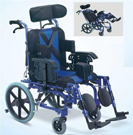Medikaltec WG-M958L 44CM Özellikli Yetişkin Tekerlekli Sandalye