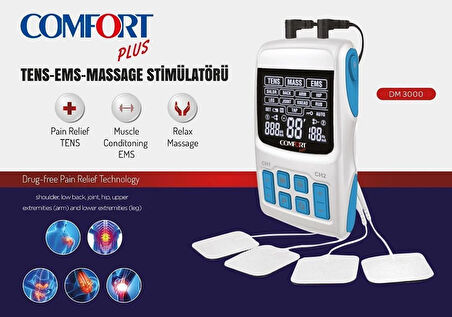 Medikaltec Comfort Dm 3000 Dijital Masaj/EMS/Tens Cihazı