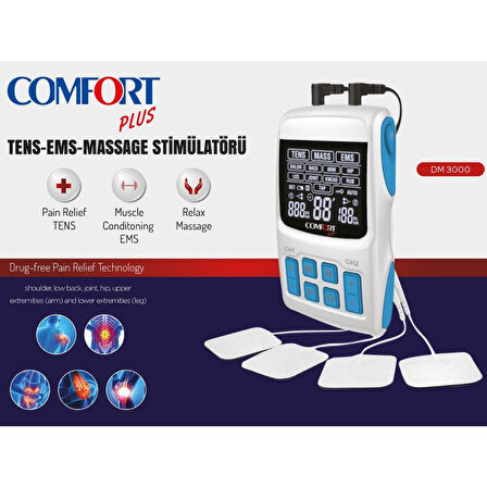 Medikaltec Comfort Dm 3000 Dijital Masaj/EMS/Tens Cihazı