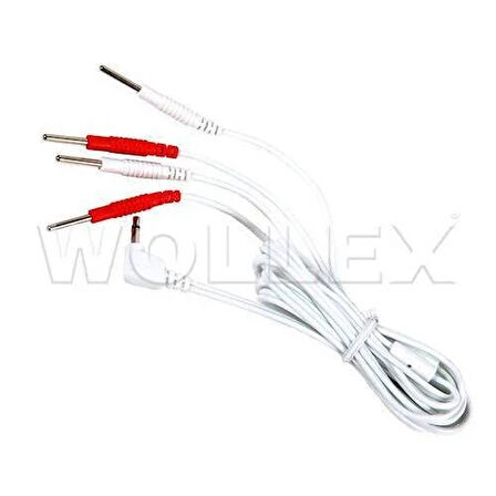 Medikaltec WXP-2120 4'lü Ped Bağlantı Kablosu Tens Cihazı Yedek Parça