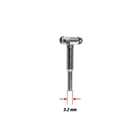 Manpa DCR Mini Ahşap Oyma Aparatı Yuvarlak Elmas - 3.2 mm Sap