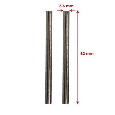 5383 Jilet Tipi Planya Bıçak 82 mm (2'li Set)