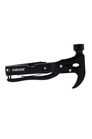 Hegi 818100010 Çok Fonksiyonlu Paslanmaz Çekiç/keser - Siyah