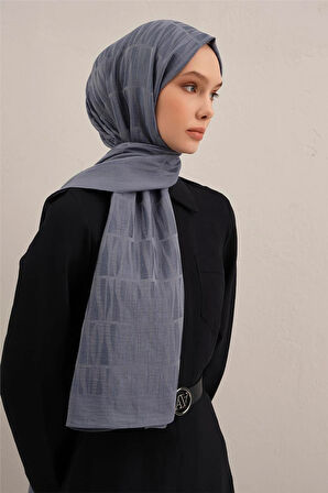 Lyocell Naia Çubuk Desen Şal 3