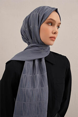 Lyocell Naia Çubuk Desen Şal 3