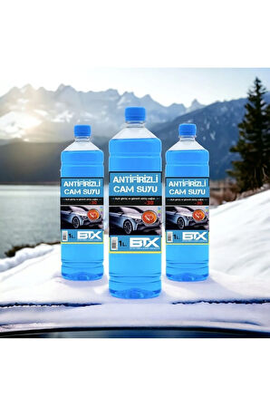 Oto Cam Suyu Antifrizli 1 Lt X 3 Adet -30 Derece