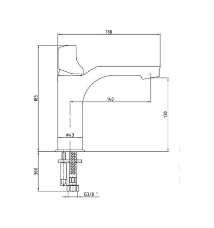 E.c.a. Myra 104108986 Lavabo Bataryası - Beyaz