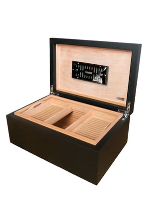 Adorini Torino Grande Deluxe Siyah Sedir Humidor Puro Kutusu