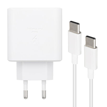 Weko WK-21440 25 Watt Cep Telefonu Şarj Aleti Adaptörü Type-c Kablolu İki Ucu Type-c