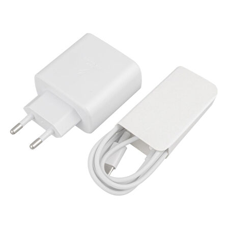 Weko WK-21440 25 Watt Cep Telefonu Şarj Aleti Adaptörü Type-c Kablolu İki Ucu Type-c