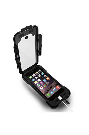 Iphone 7 / 8 Plus Su Geçirmez Motosiklet Bisiklet Telefon Tutucu