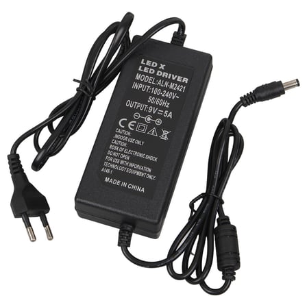Powermaster PM-13033 9 Volt - 5 Amper 5.5*2.5 Mm Uçlu Yazar Kasa / Pos Makinesi Masaüstü Adaptör