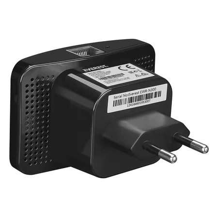 Everest EWR-N300 2.4Ghz 300Mbps 1Xwan/LAN Port Dahili Antenli Repeater+AP Kablosuz Menzil Genişletici