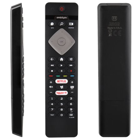 Ayt Philips Ambilight Netflix Rakuten Tv Tuşlu Lcd Led Tv Kumandası 43PUS6504/62