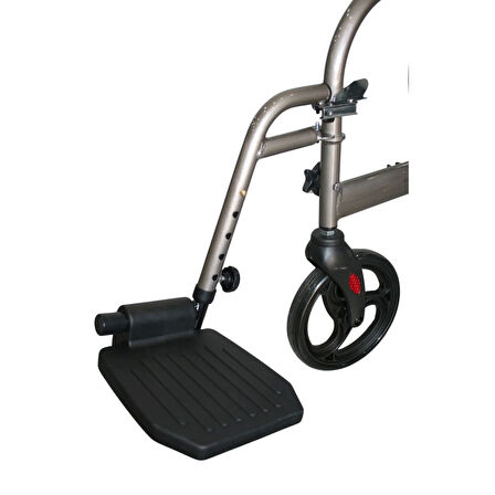 Poylin Pedallı (Ayaklı) Rolatör | Tekerlekli Sandalyeye Dönüşebilen Yapı, Çift Yönlü Oturma Alanı, Baston Tutuculu P777P