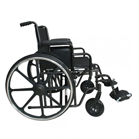 Poylin XXL Bariatrik Tekerlekli Sandalye | Katlanabilir Çift Pistonlu Şase, 250 kg Taşıma Kapasiteli, Antibakteriyel Döşemeli P114-XXL