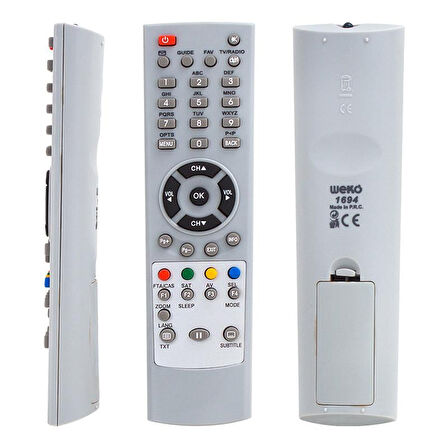 Weko Sunny Dıgıturk Dt-5002 -12200 Sd Kasalı Modeli Uydu Kumandası