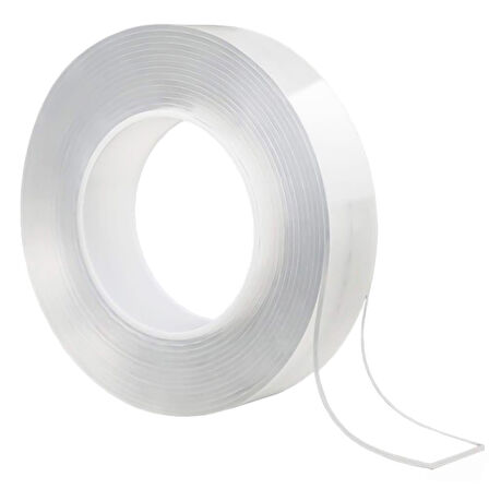 Ayt Sunup Nano Teknoloji Yapıştırıcı Bant 3 Metre 30 Mm Çift Taraflı Band Şeffaf