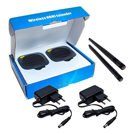 Powermaster PM-19864 5.8G Kablosuz HDMI Görüntü Aktarıcı 50 Metre Wireless Uzatıcı
