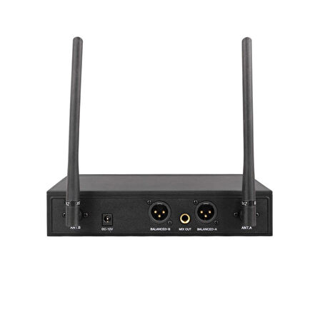 König K-990 UHF 2X100 Kanal 2 El Mikrofon Telsiz Mikrofon Kablosuz Mikrofon