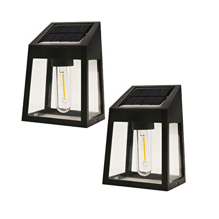 Ayt Powermaster PM-14916 Solar Güneş Enerjili Gece Sensörlü Bahçe Aydınlatma Lambası 2'li Paket Led
