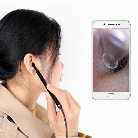 Ayt Sunup USB Kulak Muayene Endoskop Kamera Hs Görüntü 3 ü 1 Arada Kulak Temizleme Cep telefonu Tablet Pc Uyumlu