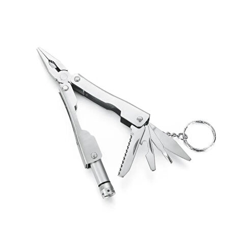 Ayt Sunup Çok Fonksiyonlu Pense Çakı Seti Paslanmaz Çelik Testere Şişe Açacağı Bıçak Tornavida Fener Anahtarlık