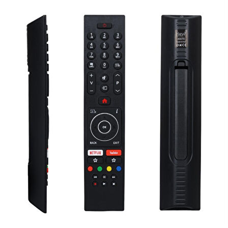 Ayt Vestel Uyumlu 4K Smart 55UD8450 Lcd Led TV Kumanda RC43135 Black Nobrand V2