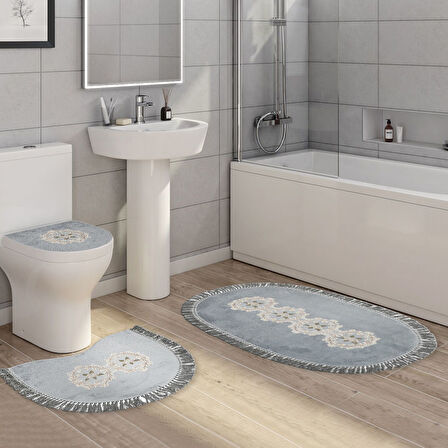 Queen Oval Nakışlı 3 Lü