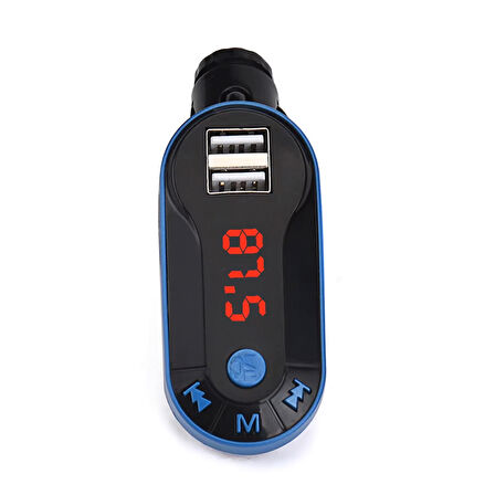 Ayt Hello Modülatör Çift Usb Sd Mp3 12-24 Volt Hafızasız Bluetooth FM Transmitler Oto Tır Teyp Müzik Telefon Bağlama