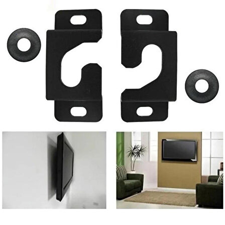 Powermaster 12-80 Pratik Universal Lcd Led TV Monitör Askı Aparatı 30-190 Ekran Tüm Tv Lere Uyumlu 40 Kg Taşır