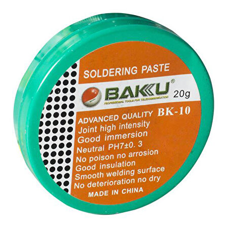 Ayt Baku BK-10 Lehim Havya Pastası 20 Gr