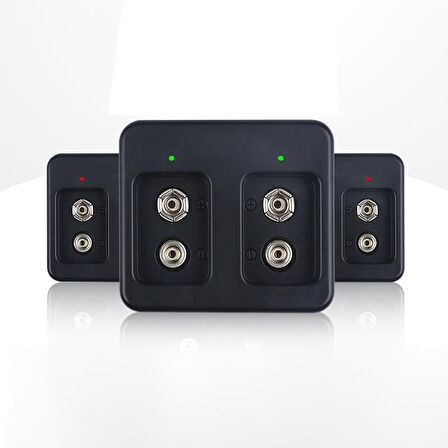 Ayt Powermaster PM-17660 9 Volt Lityum Pil Şarj Cihazı Aleti DC8.4V 260mA Li-ion Li-Po LiFePO4