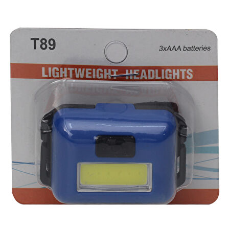 POWERMASTER T-89 10 WATT COB LEDLİ PİLLİ MİNİ KAFA FENERİ