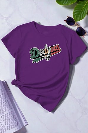 Erkek Dodgers Baskılı Tasarım Tshirt