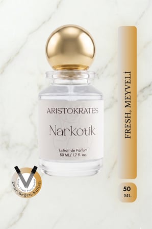 Narkotik Erkek Extrait de Parfüm 50 ML | Odunsu, Çiçeksi | Şeftali, Yasemin, Misk, Yosun, Meşe, Liçi