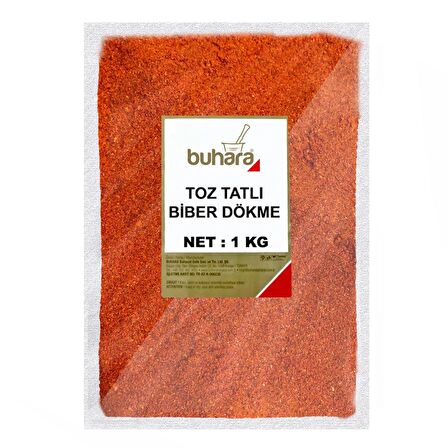 BUHARA TOZ TATLI BİBER DÖKME 1 KG