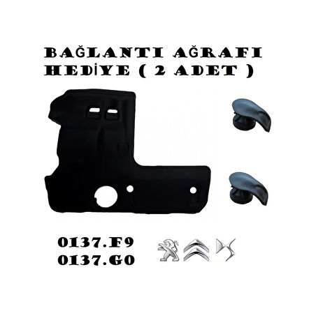 Peugeot P207 P208 P301 P508 1.6 Euro 5 Motor Üst Koruma Kapagi 370532735