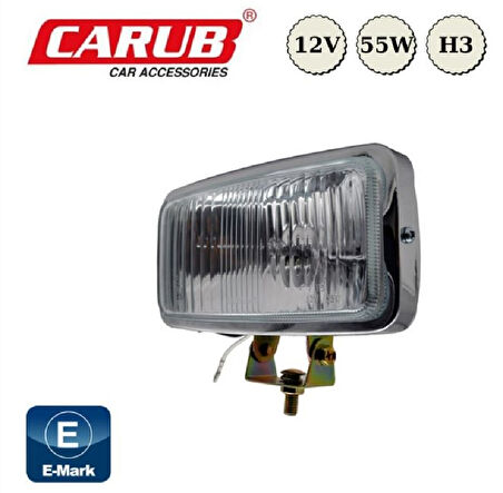 2 Adet Carub Sis Lambası Krom Beyaz 105md Maxtel Jf-105 Tip