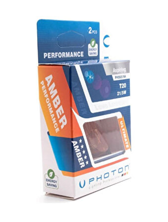 Photon T20 Turuncu Çift Duy Naturel Amber Oto Ampul Ph5523Na