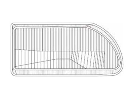 Renault R9 Broadway Ön Sol Sürücü Tarafı Far Camı 97 Model