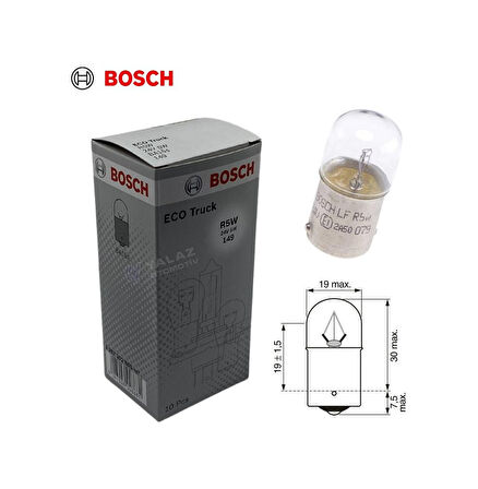 Bosch 24v 67 Ampul 5w 10 Adet