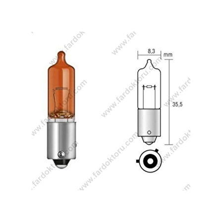 Fardoktoru Hy21W Oto Ampul Turuncu Sinyal Ampülü Photon Ph5714Na