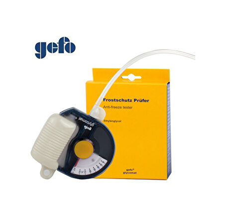 Gefo 1100 Antifiriz Ölçer Test Bomesi Pompa Made İn Germany 52 Ml